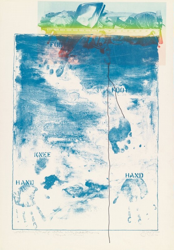 Pinion [working proof] by Jasper Johns, Zigmunds Priede