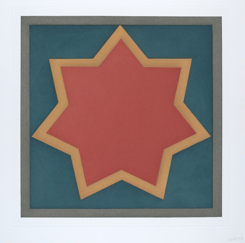 Stars-Red Center: 7 Point