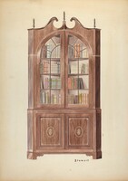 Corner Cupboard, Robert Stewart, c. 1937