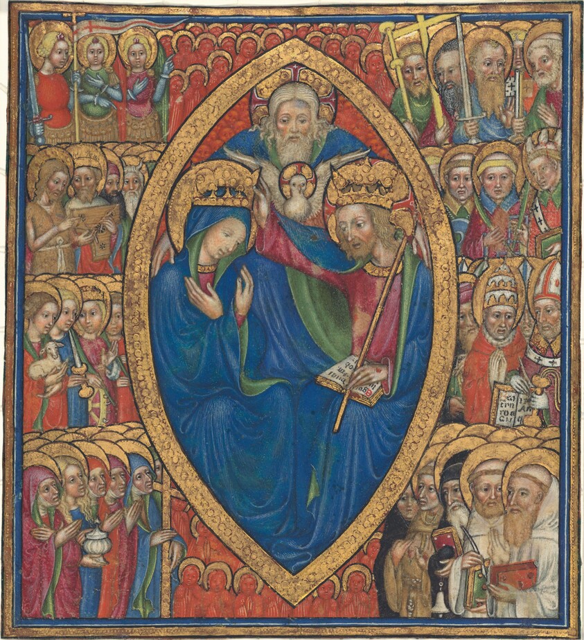 Coronation of the Virgin with the Trinity  and Saints