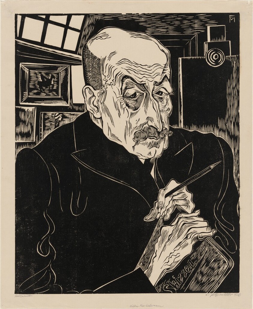 Bildnis Max Liebermann (Portrait of Max Liebermann)