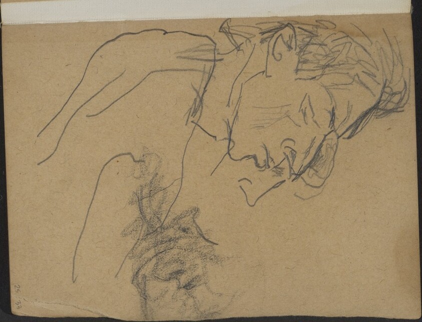 Mann im Profil  (Man in Profile) [p. 25]