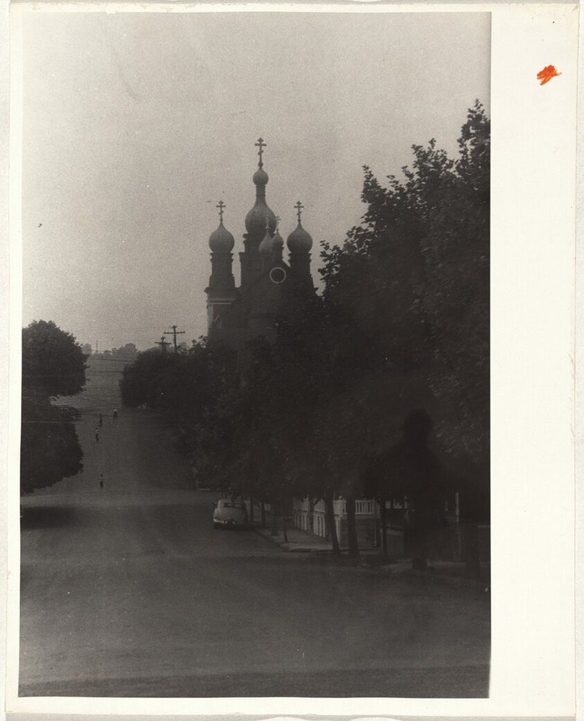 Church spires--Ashland, Pennsylvania