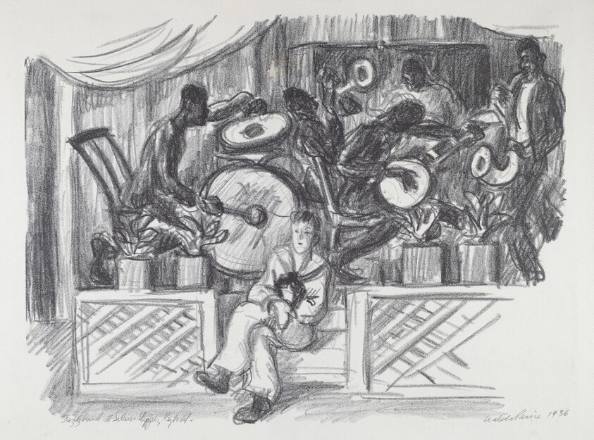 Jazzband at Silver Slipper, Key West