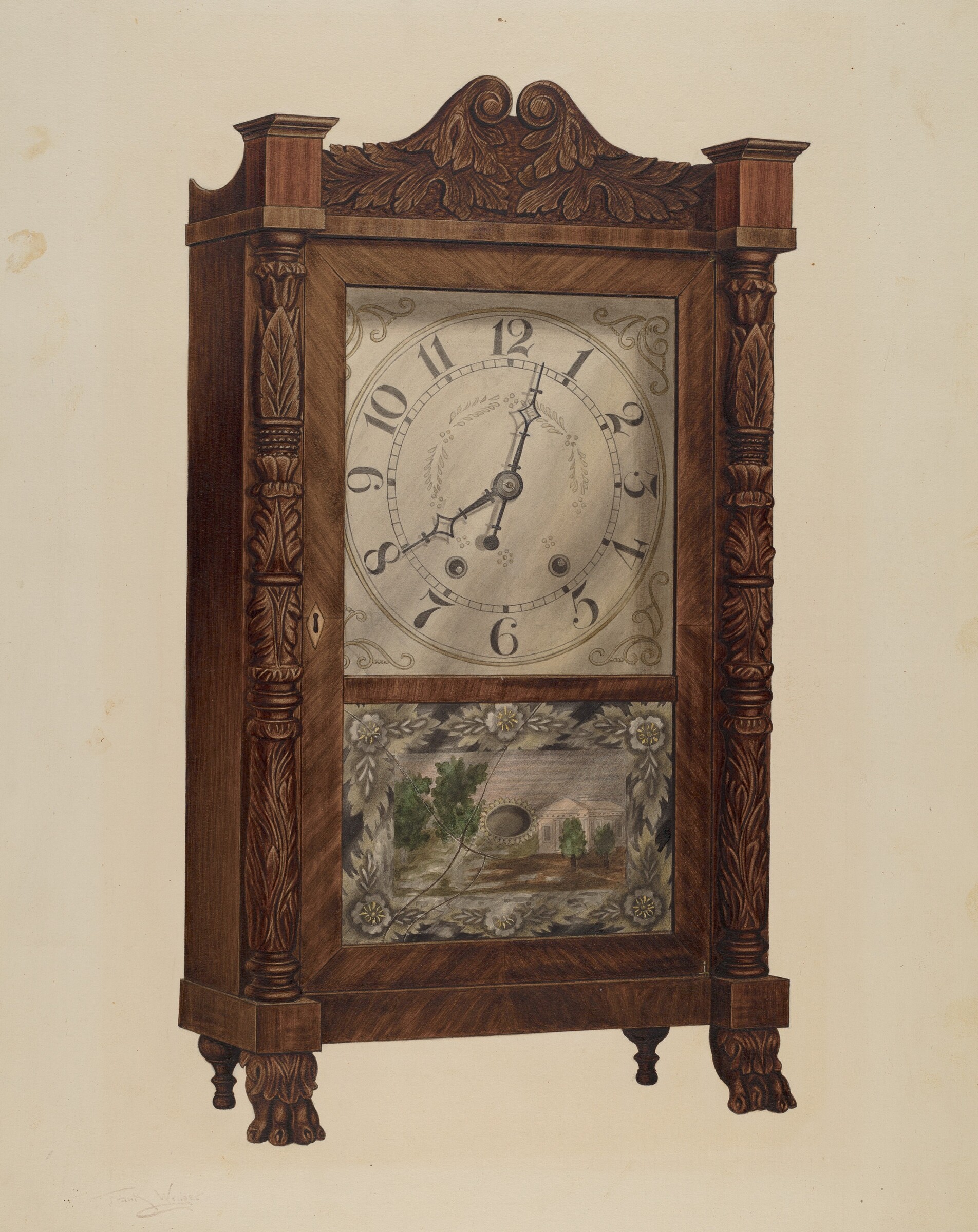Shelf Clock, Frank Wenger, c. 1939