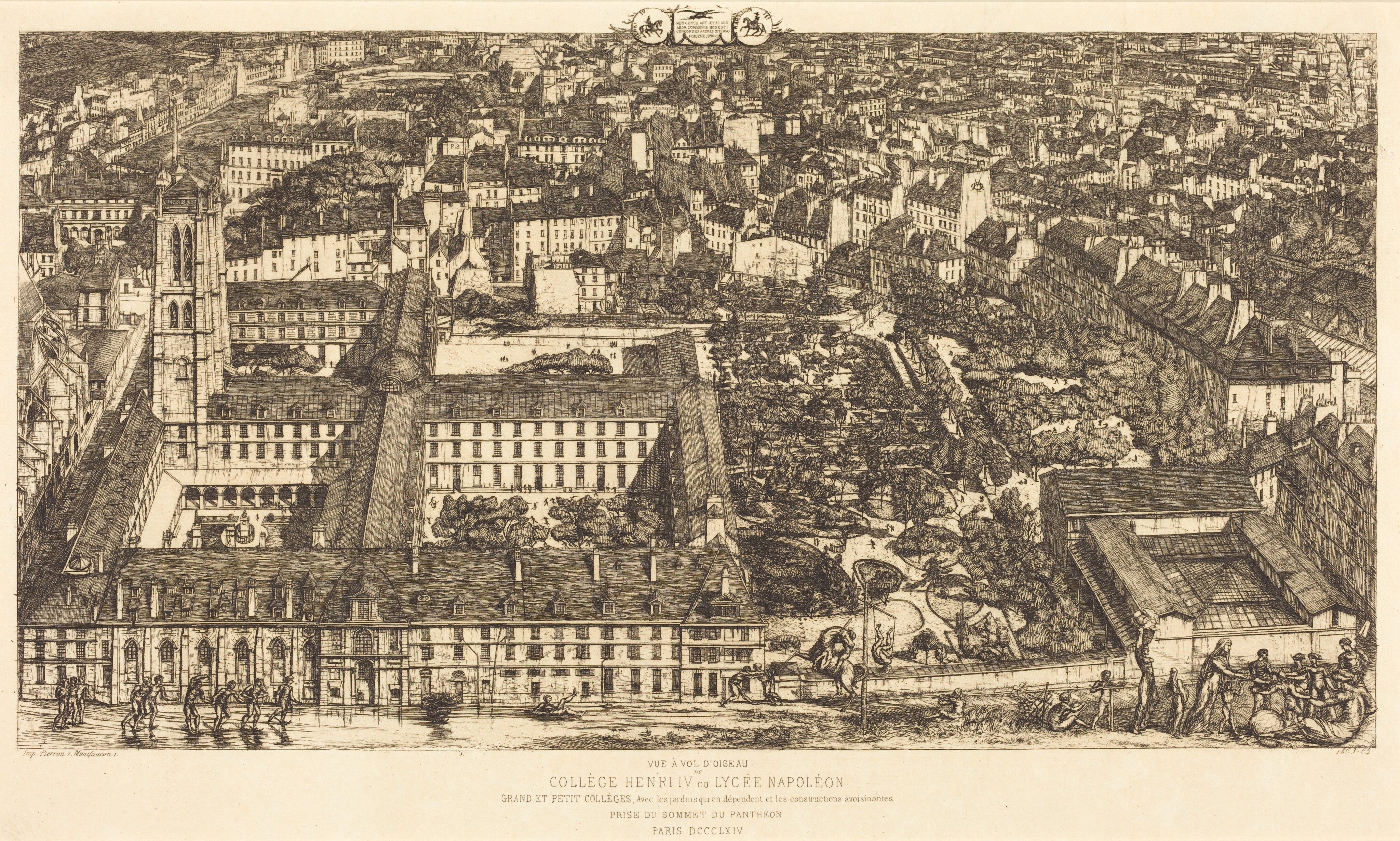 Collège Henri IV, Paris, ou Lycée Napoléon (Henry IV College or