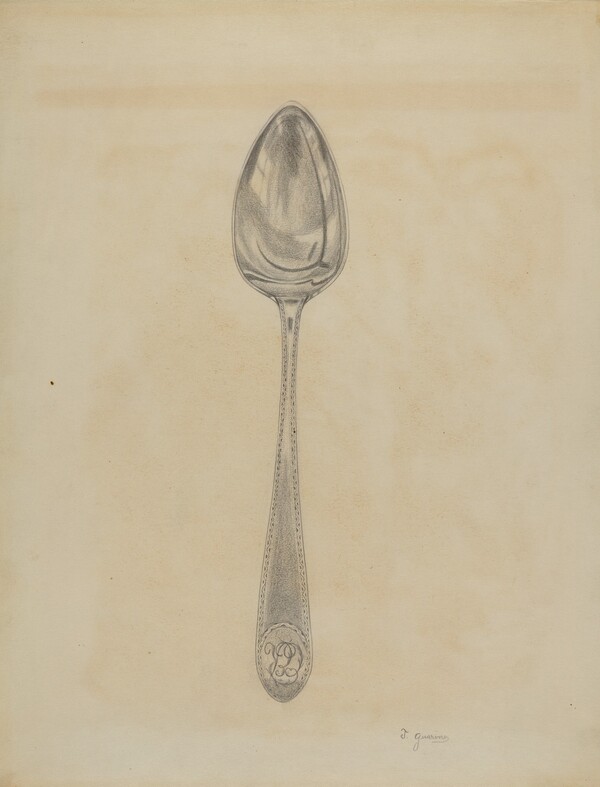 Silver Soup Spoon