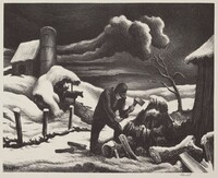 The Woodpile, Thomas Hart Benton, 1939