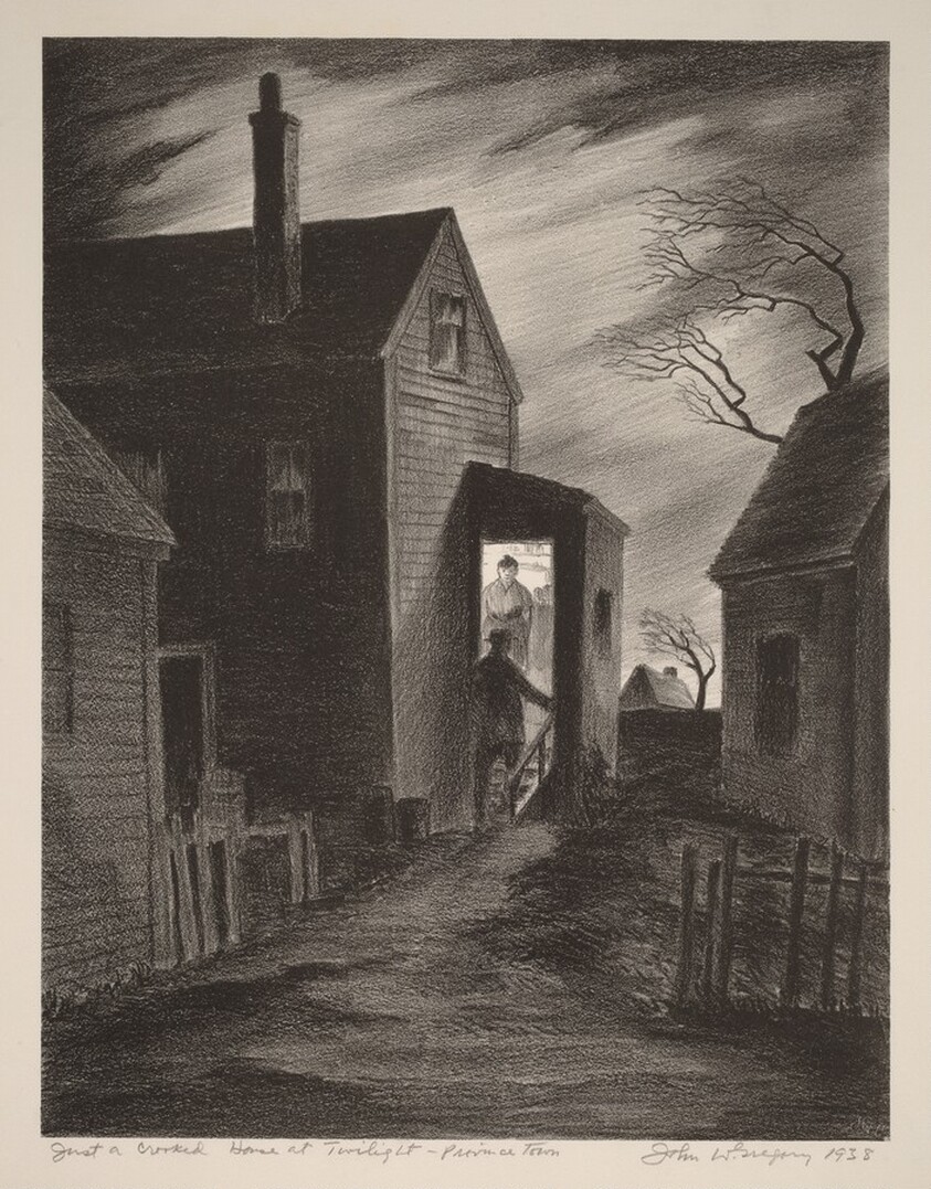 Just a Crooked House at Twilight - Provincetown