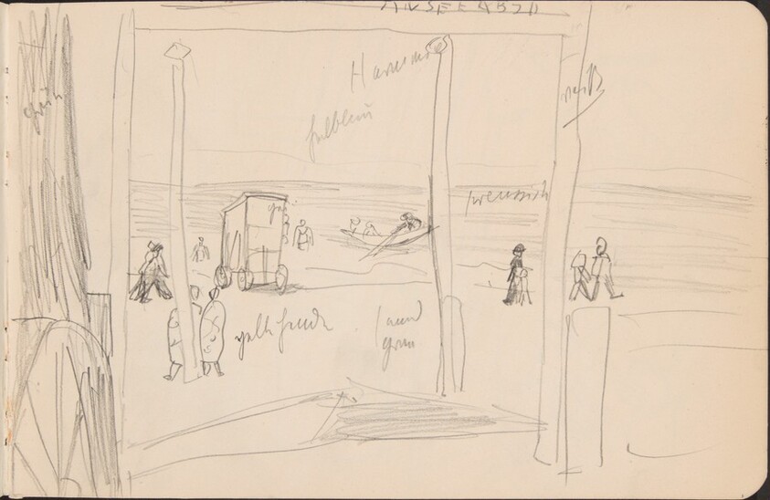 Strandlandschaft mit Badenden (Seascape with Bathers) [p. 1]