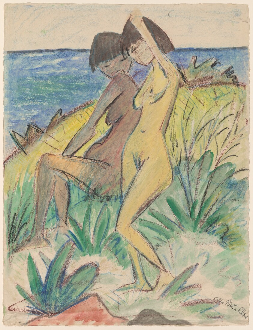Two Bathers