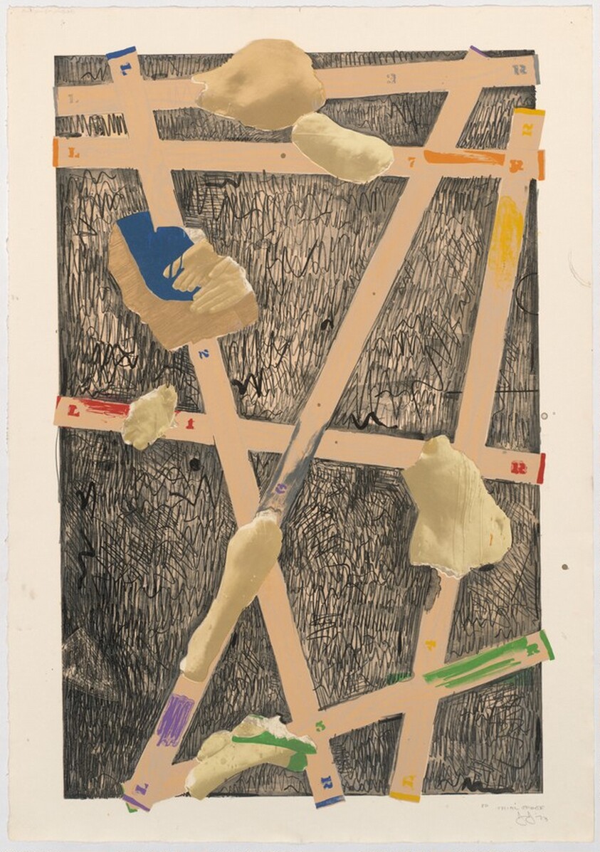 Four Panels from Untitled 1972 [D panel, trial proof 8]