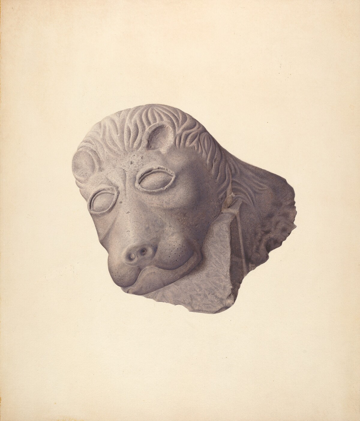 Lion's Head (one of pair)
