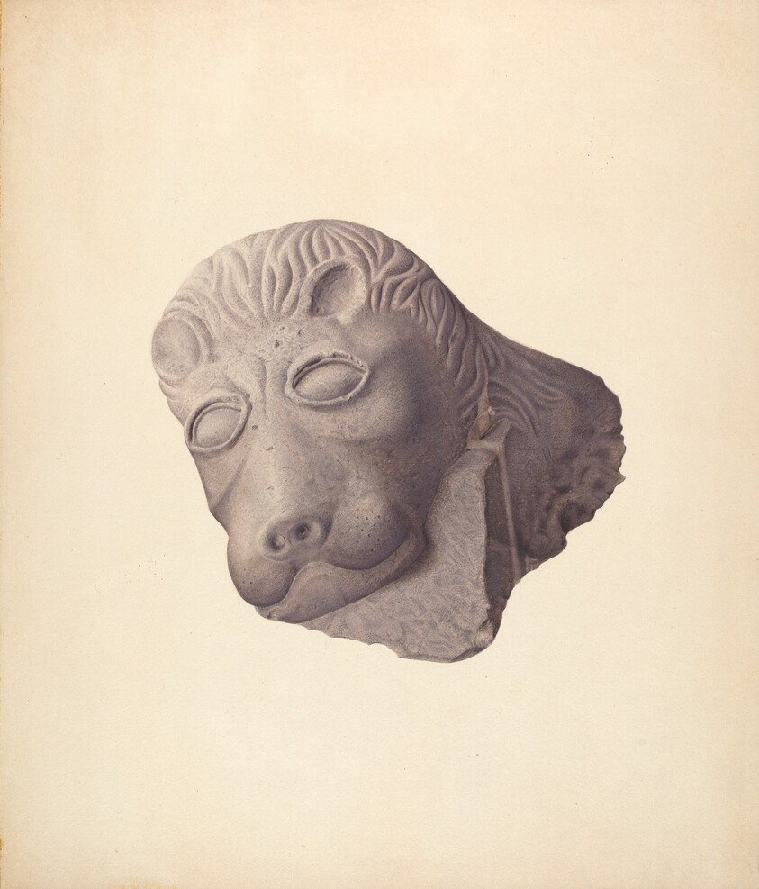 Lion's Head (one of pair)