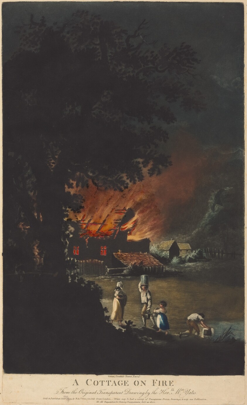 A Cottage on Fire