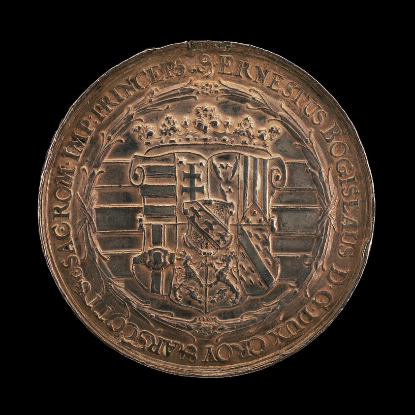Shield of the Arms of Croy and Arschott [reverse]