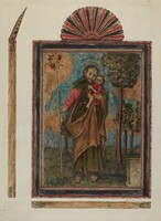 Retablo, Eldora P. Lorenzini, 1938
