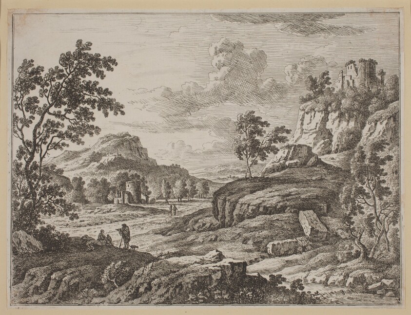 Landscape with Two Ruined Towers