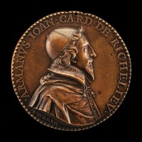 Armand-Jean du Plessis, 1585-1642, Cardinal de Richelieu 1622 [obverse], Jean Warin, 1631