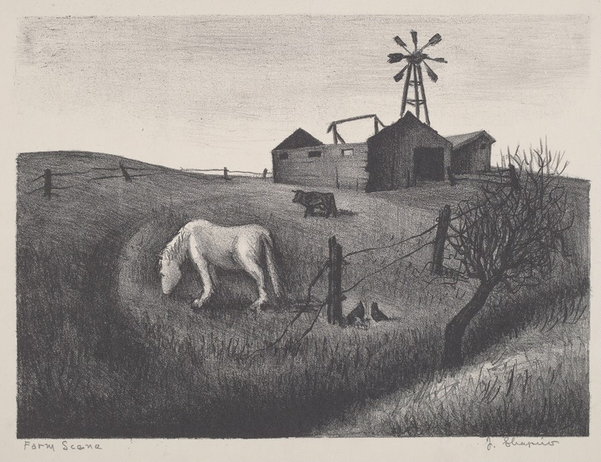Farm Scene, Joseph Shapiro