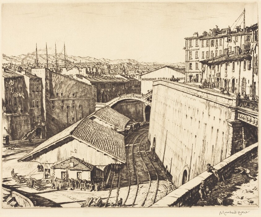 Railway Sheds, Marseilles