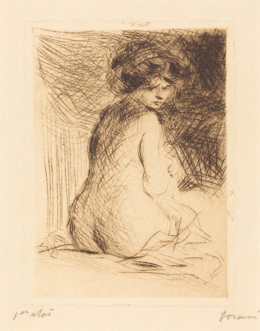 Femme nue vue de dos (Nude Woman Seen from the Back)