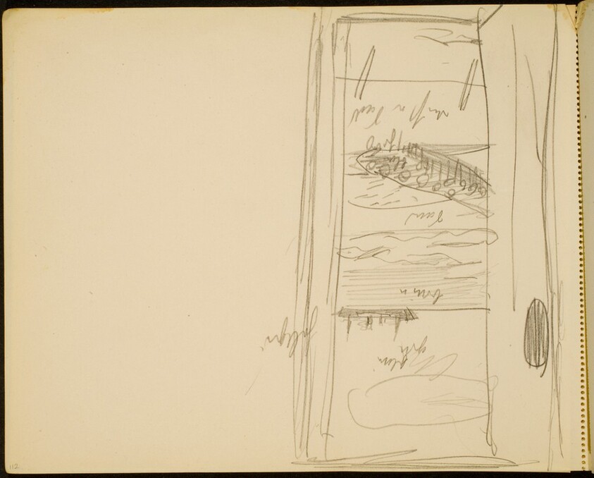 Blick aus dem Fenster, Notizen (View from a Window with Notations [p. 112]