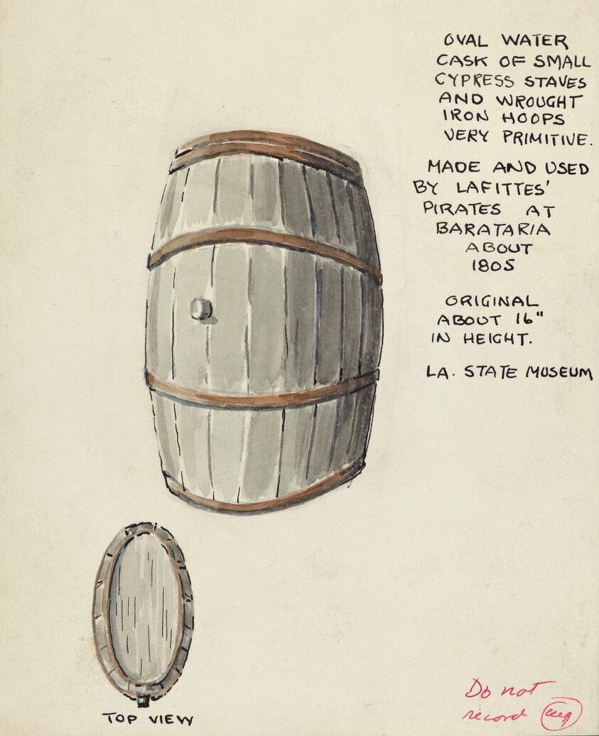 Oval Water Cask