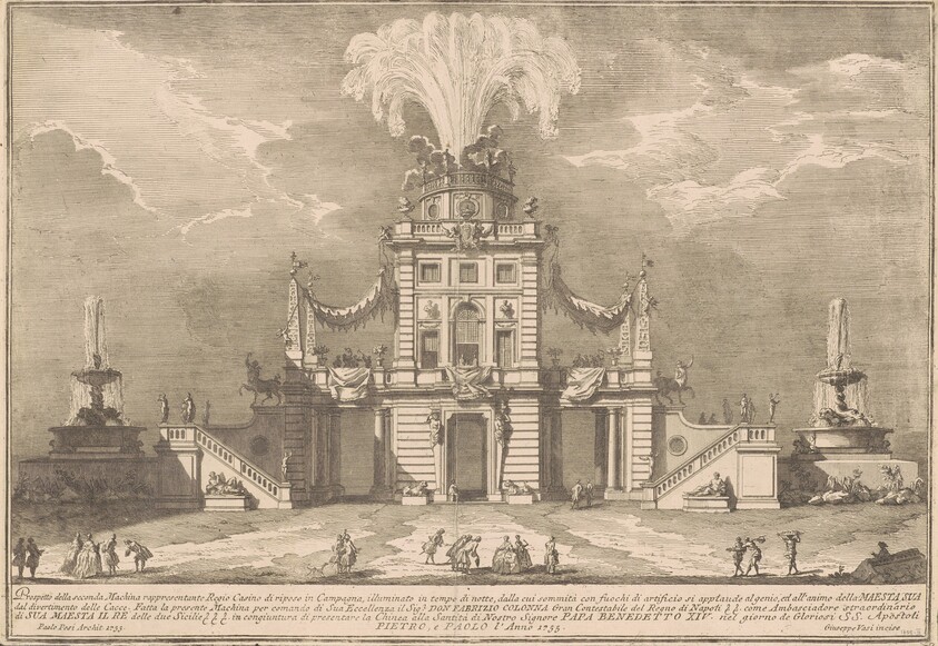 The Seconda Macchina for the Chinea of 1755: A Royal Hunting Lodge