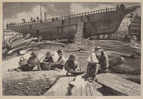 Ship-Building, Gloucester Harbor