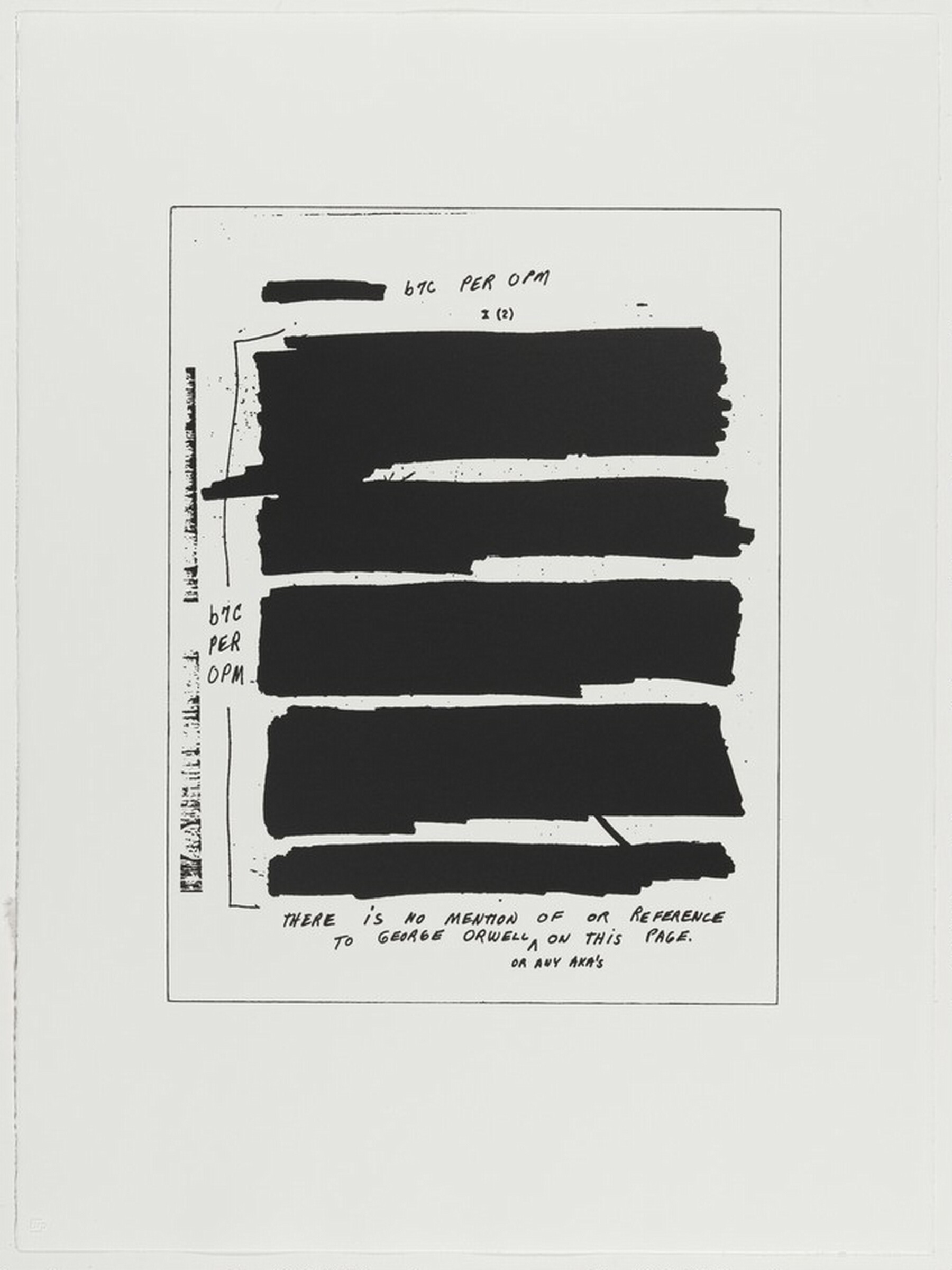 AKA, Jenny Holzer, 2007