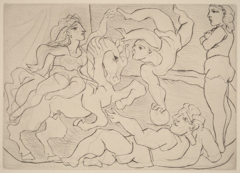 Circus. Repetition (Le cirque. Répétition)