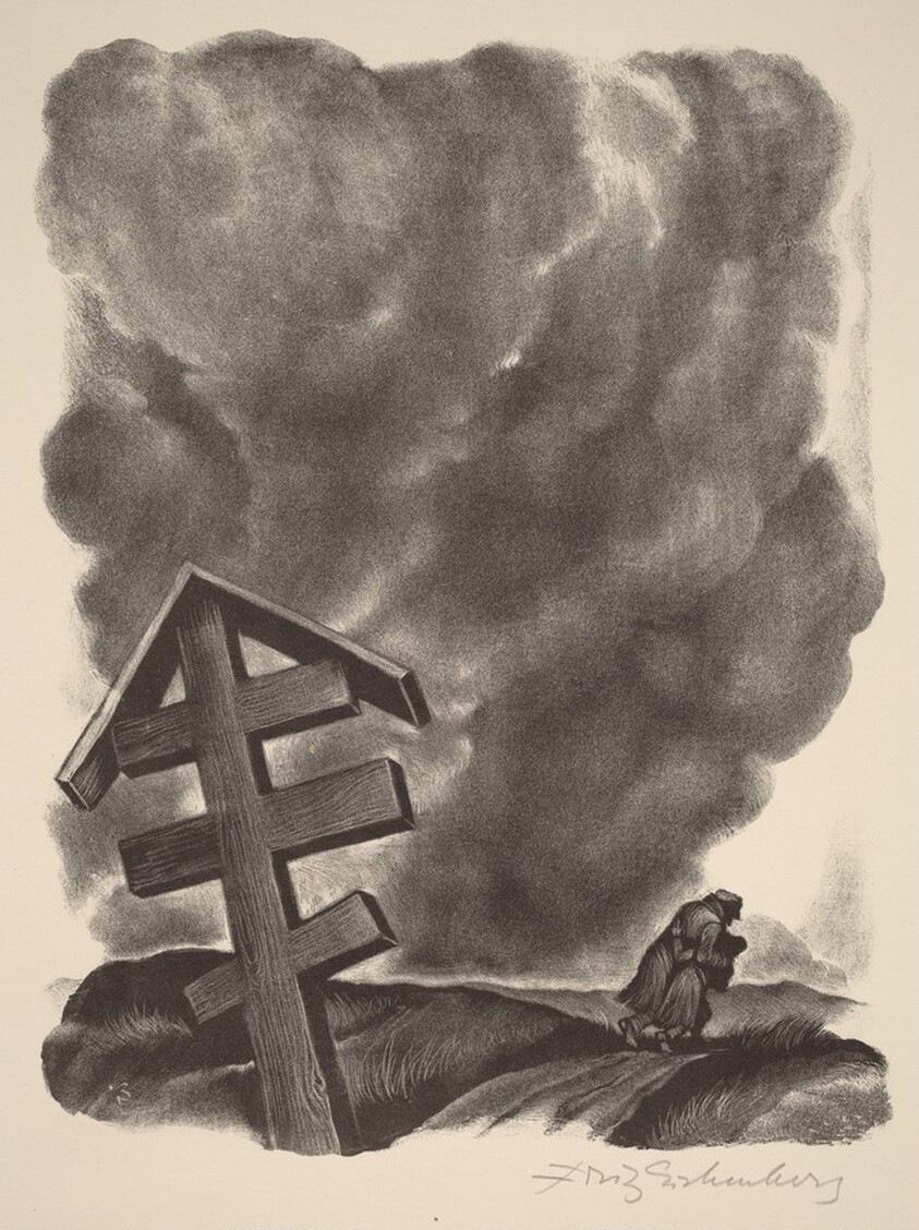 "And in the Open Air" (Book IV: Lacerations, facing p.158)