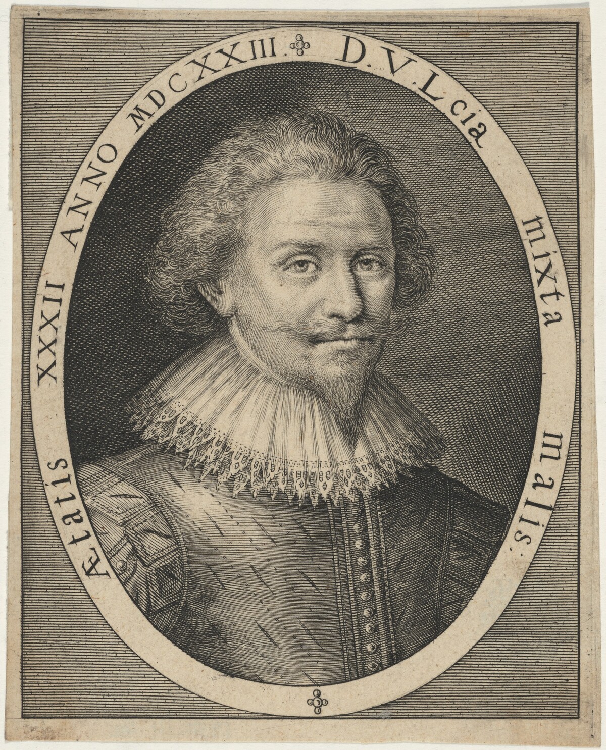 Man With Ruffled Collar