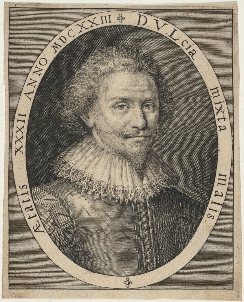 Man With Ruffled Collar