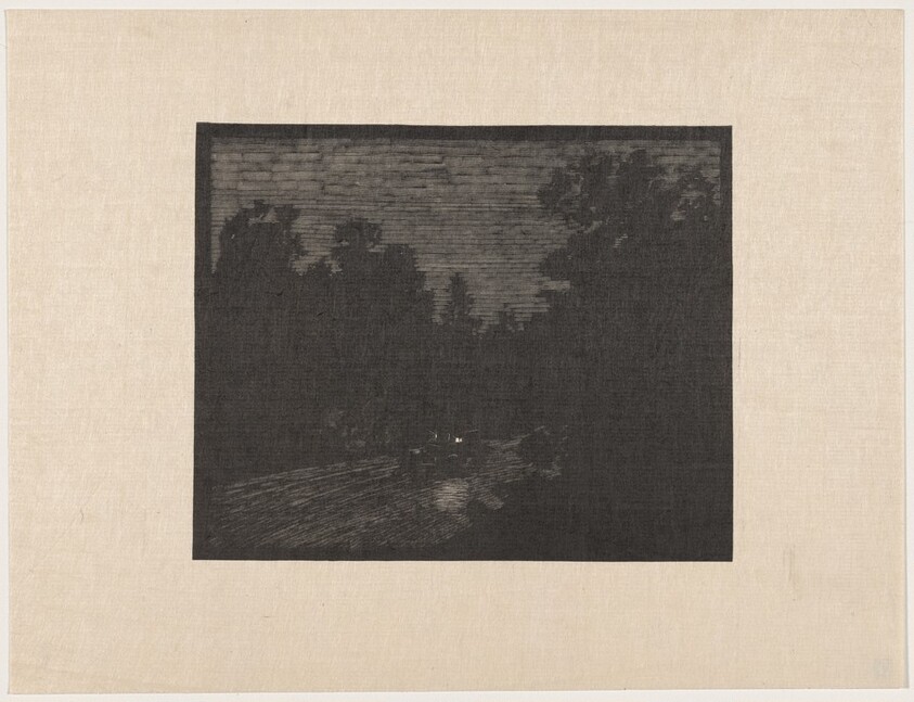 Voiture dans la nuit