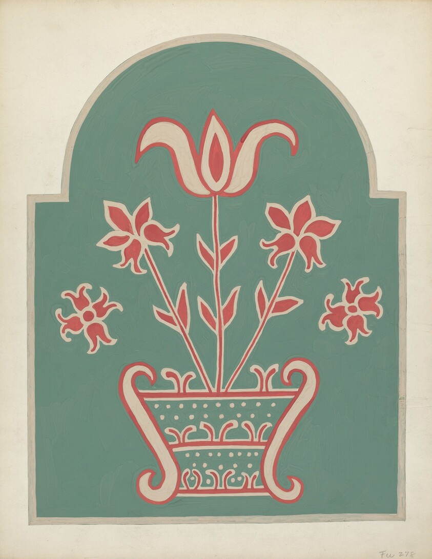 Study for Proposed Portfolio "Decorated Chests of Rural Pennsylvania"