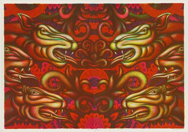 Rain Over Red Forest