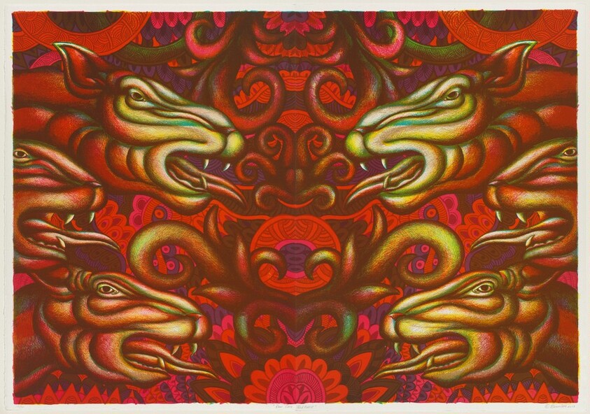 Rain Over Red Forest