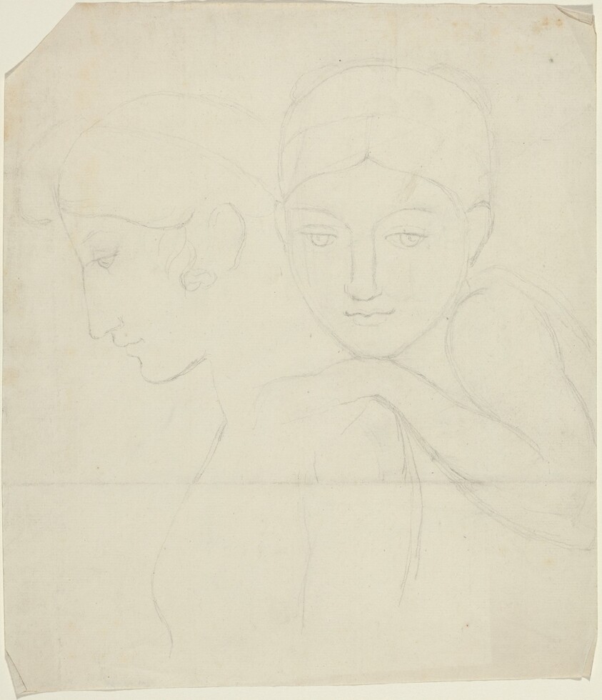 Two Women's Heads