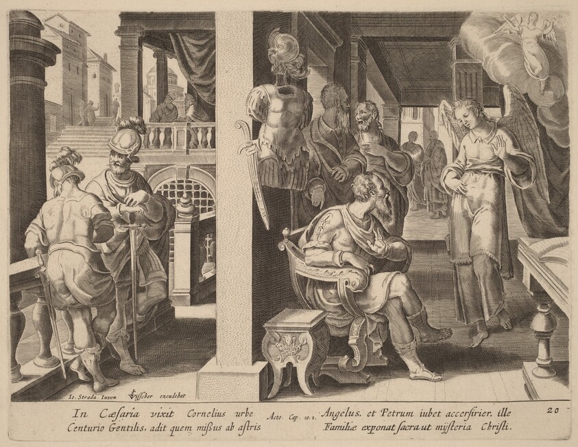 The Angel Commands Cornelius to Fetch Saint Peter