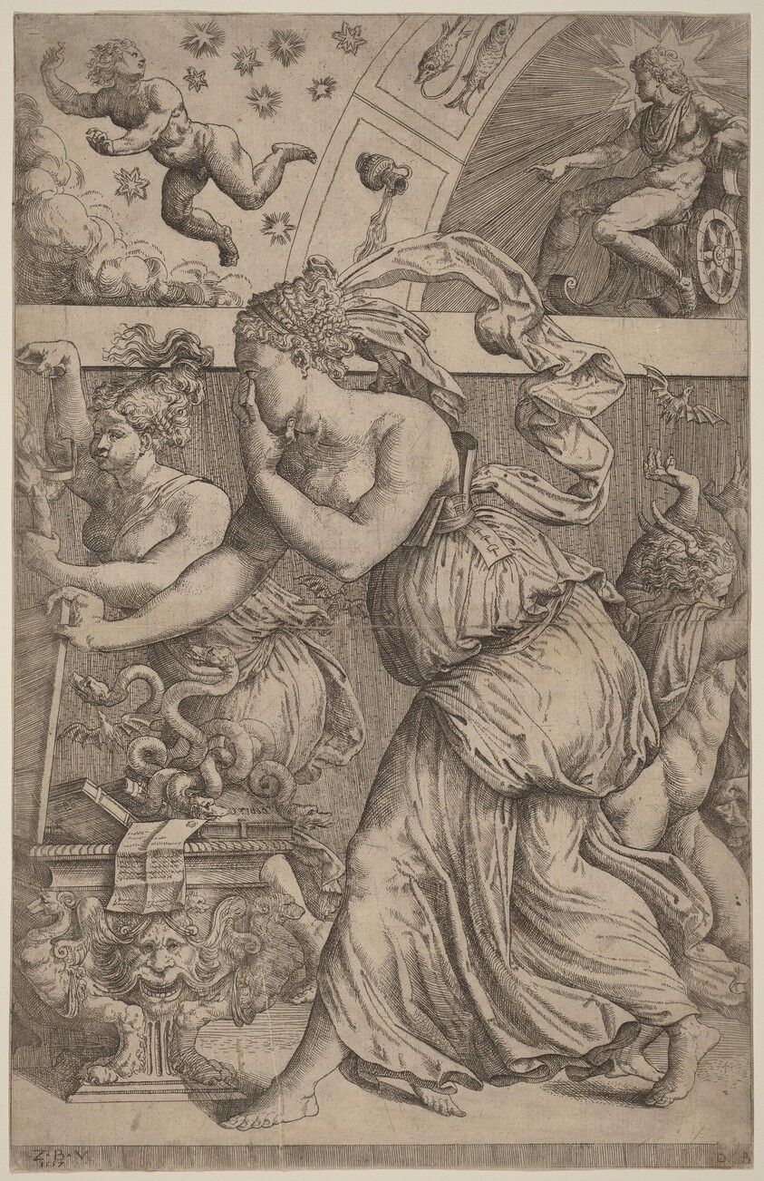 Pandora Opening Her Box