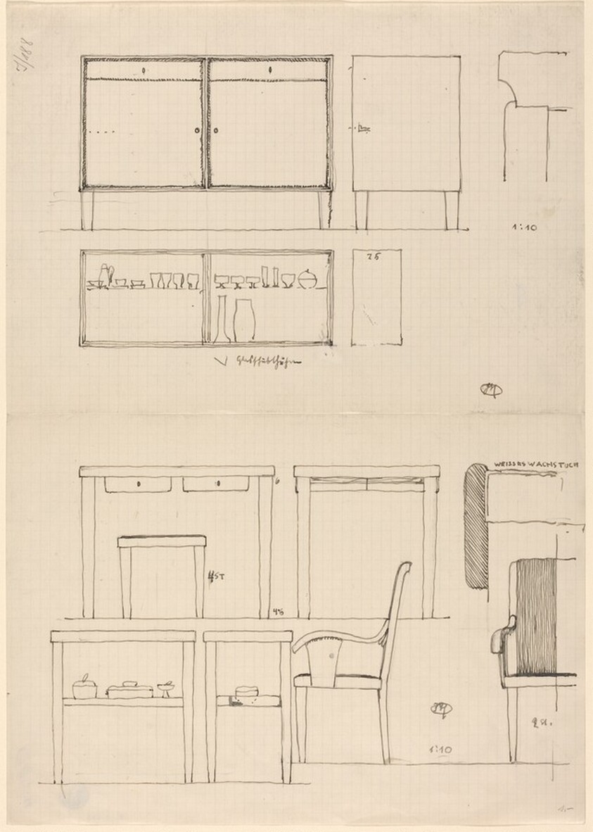 Folded Sheet with Designs for Furniture