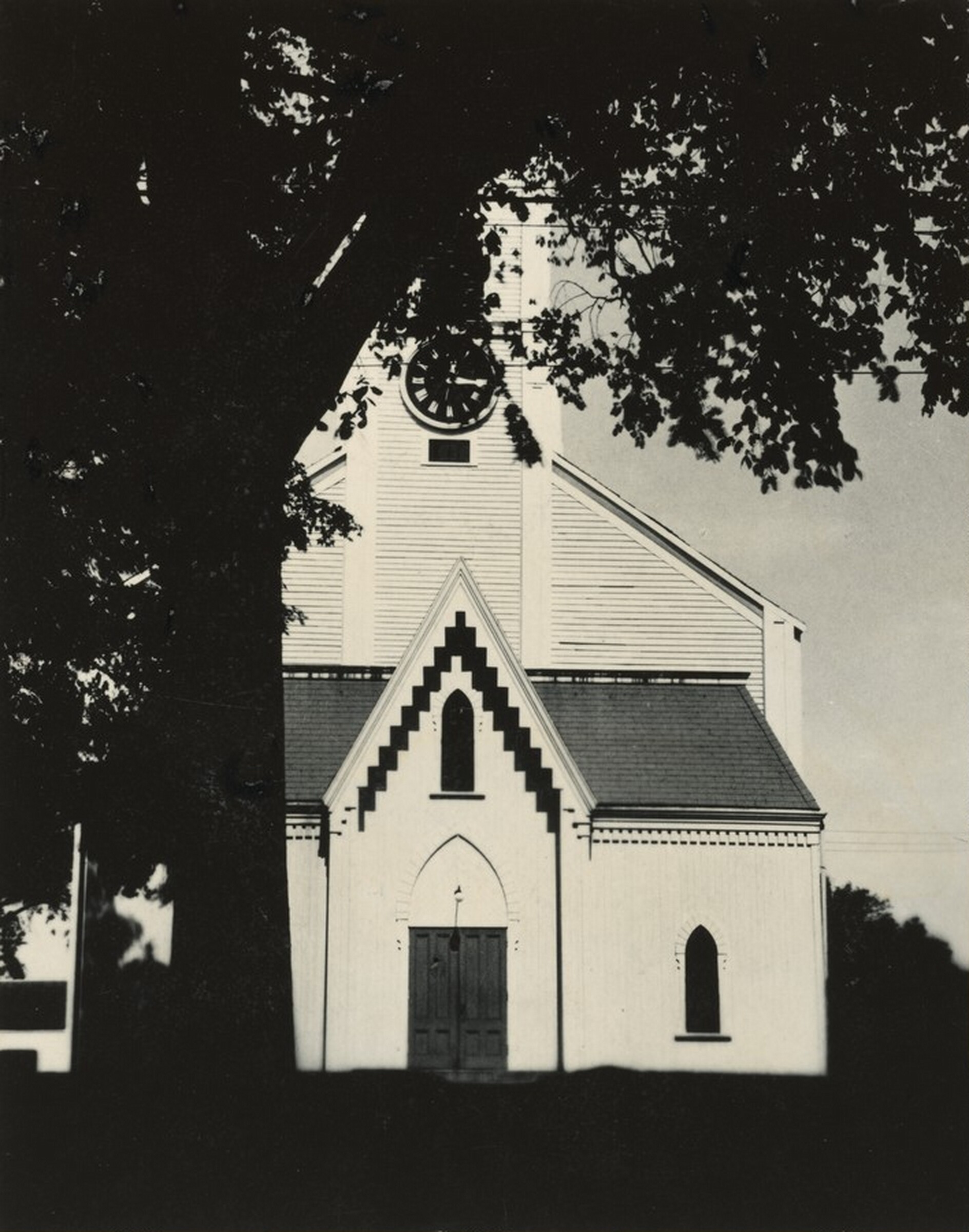 Church and Tree, Dorothy Norman, 1930s