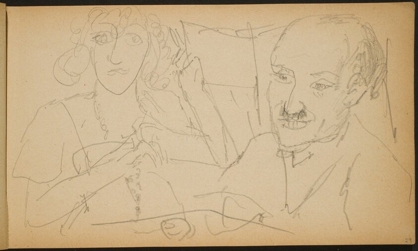 Paar an der Bar (Couple at a Bar) [p. 29]
