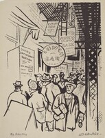 The Bowery, William Gropper, c. 1940