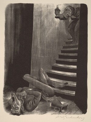 The Scream of the Epileptic (Book VI: The Russian Monk, facing p.214)