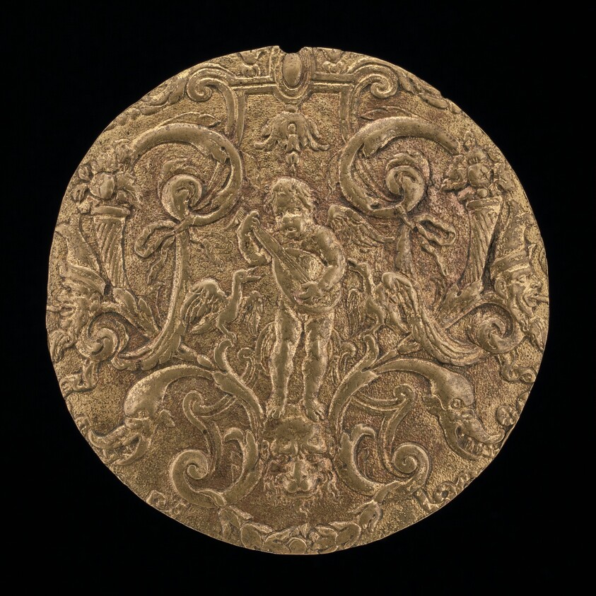 Cupid Playing on the Lute