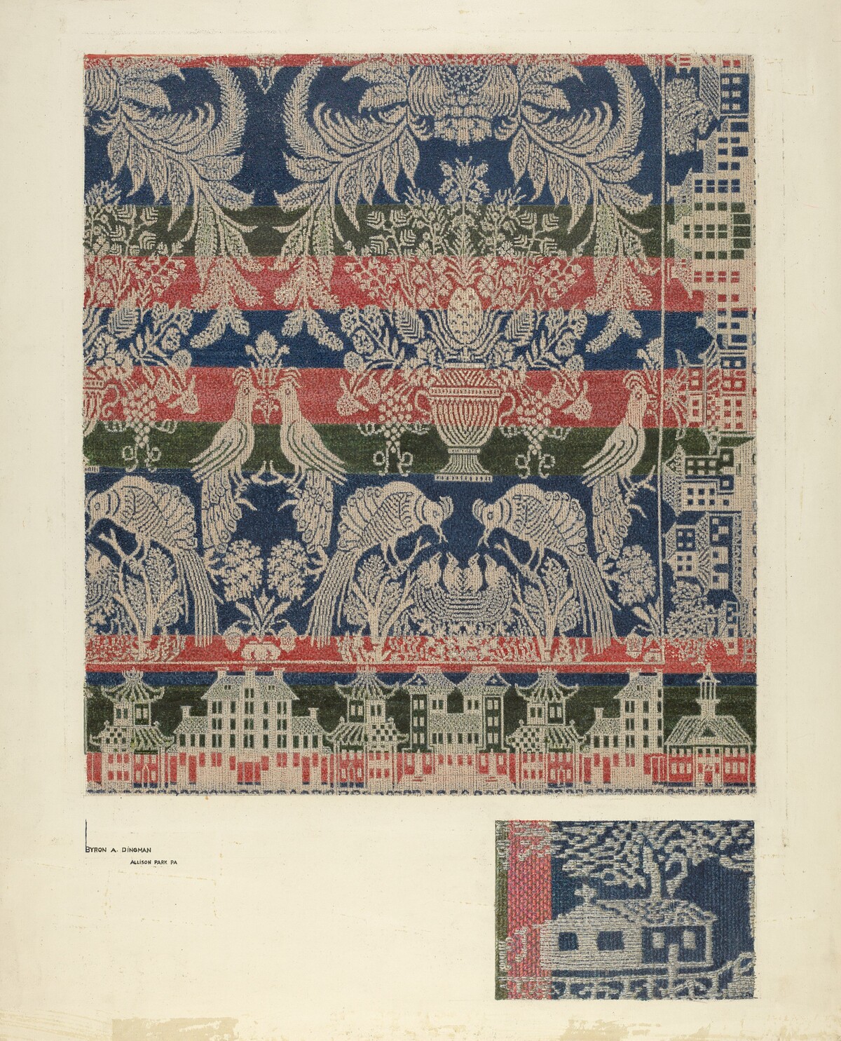 Coverlet, "Boston Town"