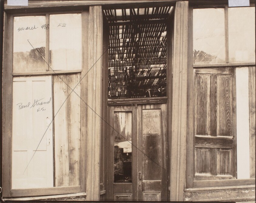 Deserted Building, New Mexico [verso]